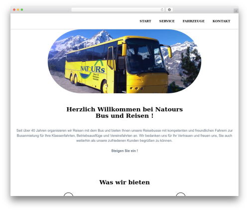 OneEngine WordPress theme - natours-bus.de