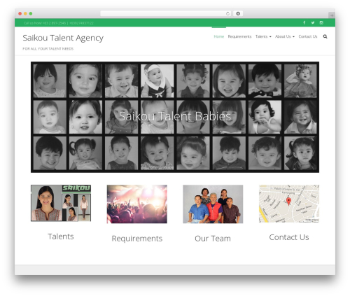 Quest free WP theme - saikoutalent.com