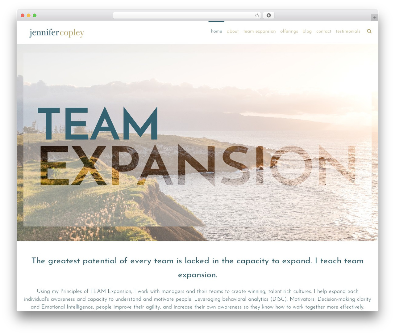 Quest theme WordPress - jennifermcopley.com