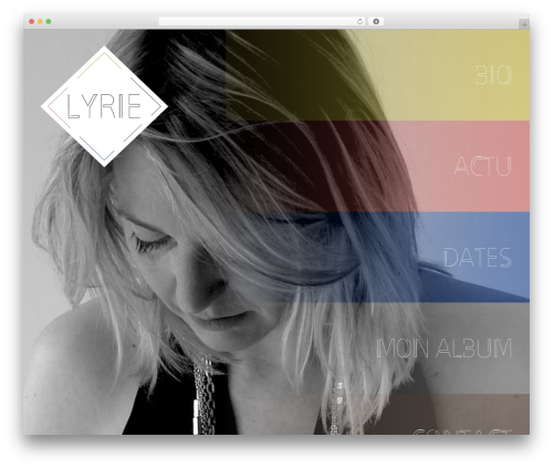 Sonorama theme WordPress - lyrie.fr