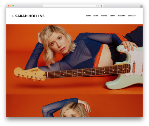 Sonorama theme WordPress - sarahhollins.com