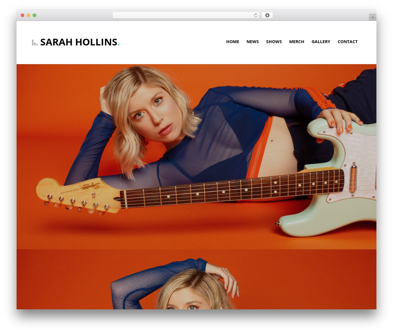 Sonorama theme WordPress - sarahhollins.com