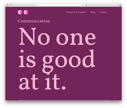 Theme WordPress comms - comms.coach