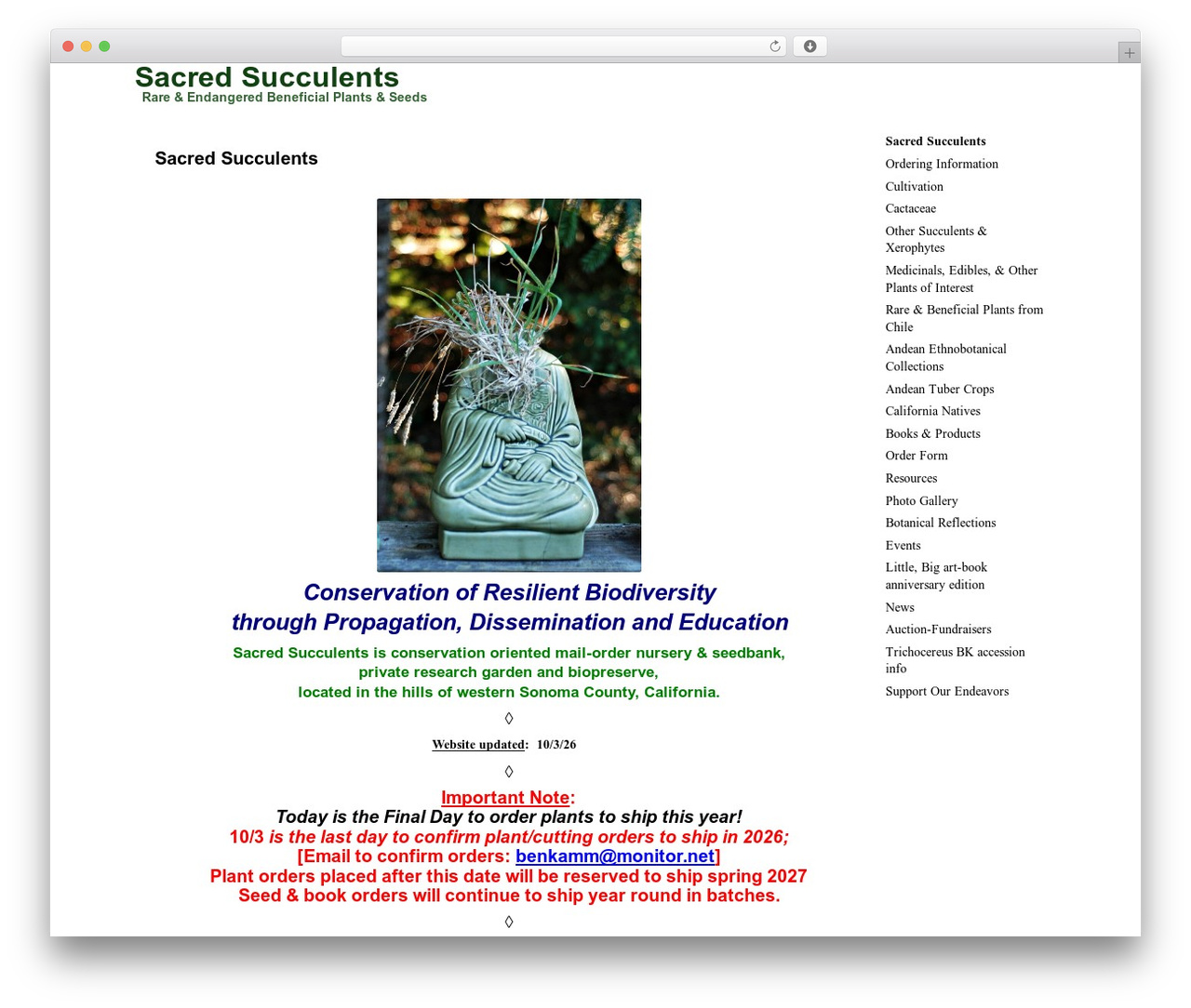 Theme WordPress Constructor - sacredsucculents.com