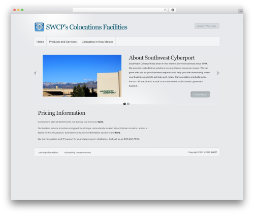 Theme WordPress Minimal - swcpcolo.com