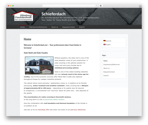 Theme WordPress Modern Multipurpose - schieferdach.net