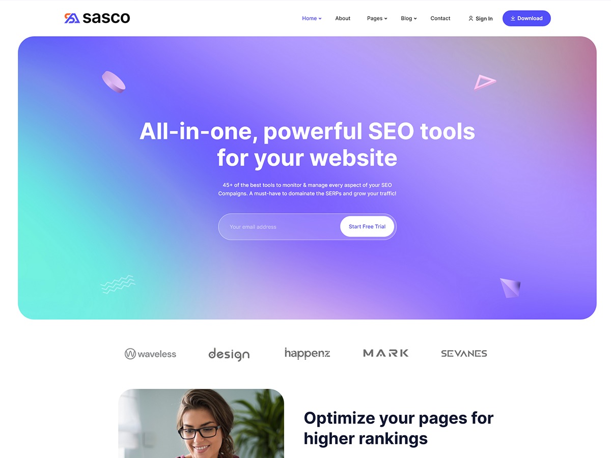 Theme WordPress Sasco Theme WordPress Sasco