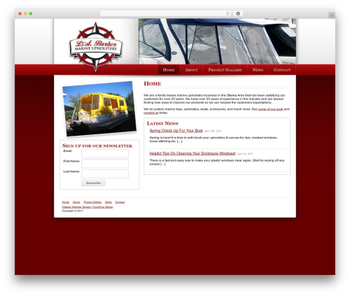 Theme WordPress Starkers - labarberupholstery.com