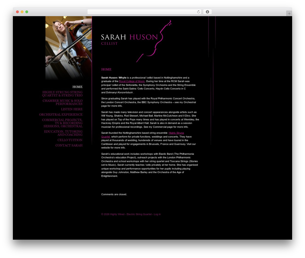 WordPress theme Highly Wired - sarahhuson.co.uk WordPress theme Highly Wired - sarahhuson.co.uk