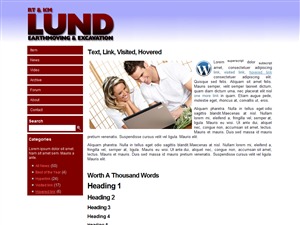 WordPress theme Lund