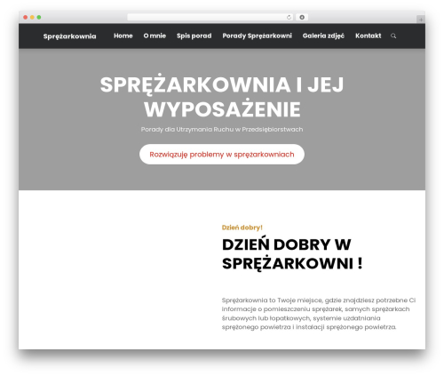 WordPress theme Perseverance - www.sprezarkownia.info.pl