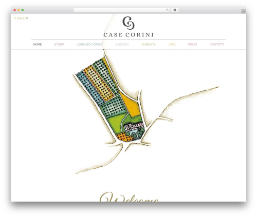 WordPress theme Case Corini - casecorini.com