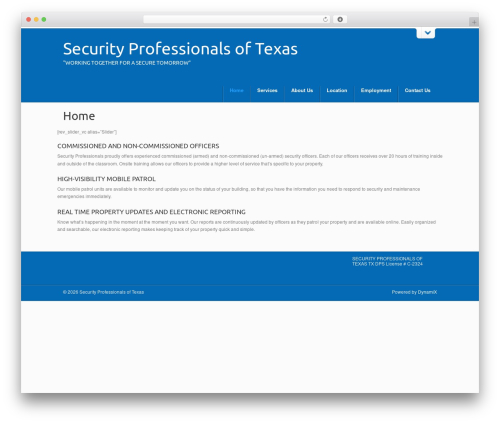 WordPress theme DynamiX - secprotx.com