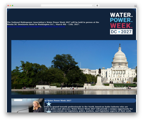 WordPress theme Etch Theme - waterpowerweek.com