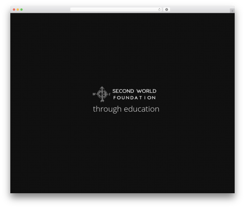 WordPress theme OneUp - secondworldfoundation.org