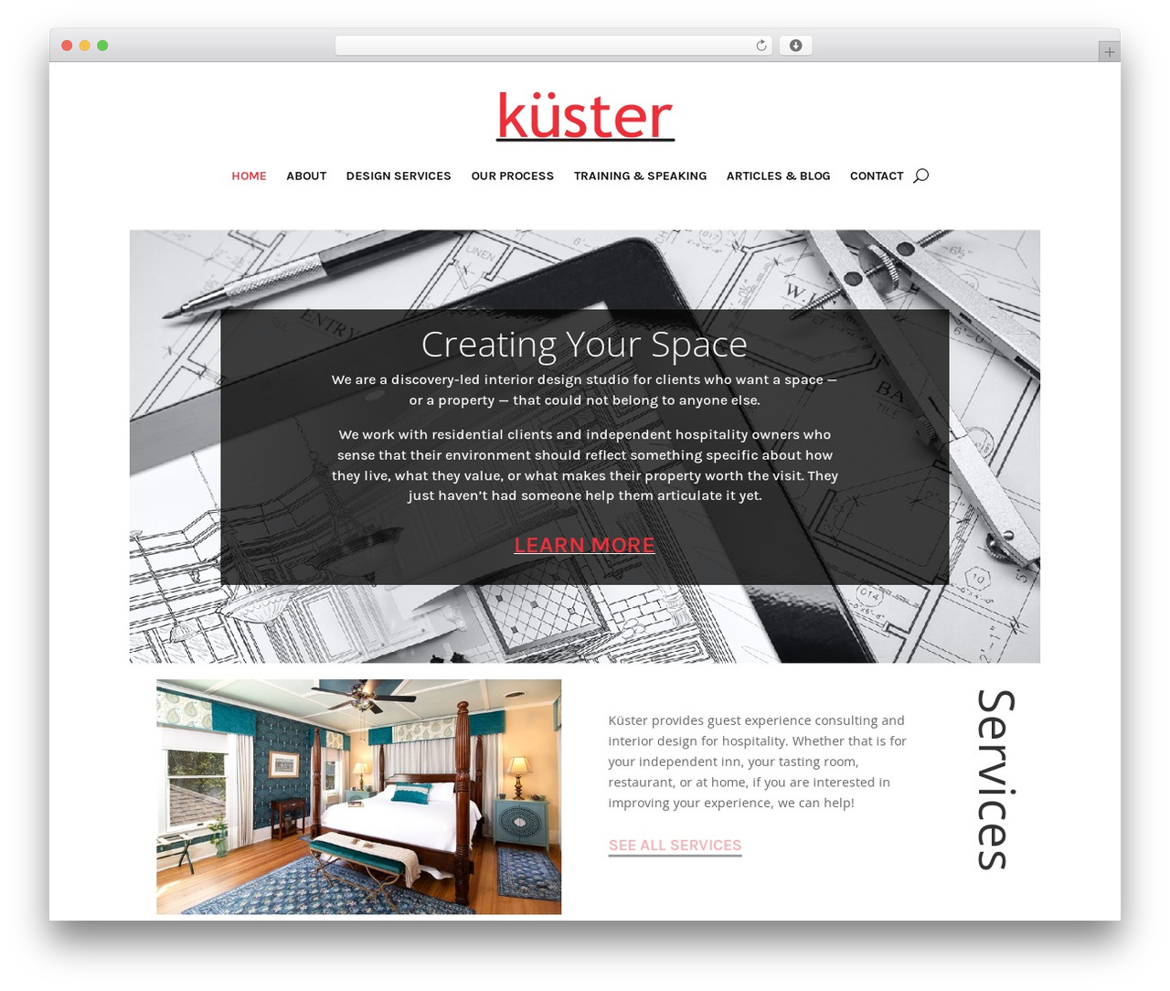 WordPress website theme Divi - kusterdesign.com