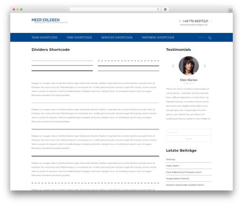 WordPress website theme Libro Wordpress Theme - sailing-yachtcharter.com