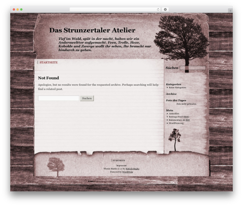 WP theme Rustic - laurina-bartmann-lucius.de