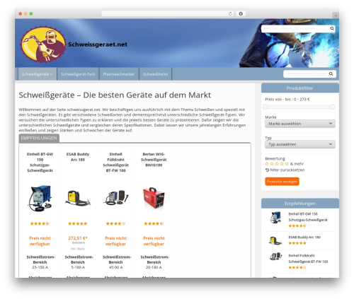 Affiliate-Theme theme WordPress - schweissgeraet.net Affiliate-Theme theme WordPress - schweissgeraet.net