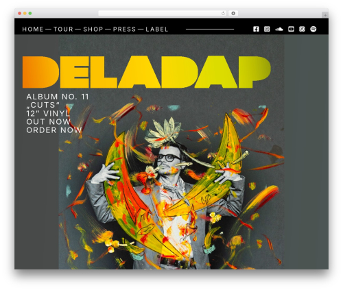 Deladap WordPress theme - deladap.com