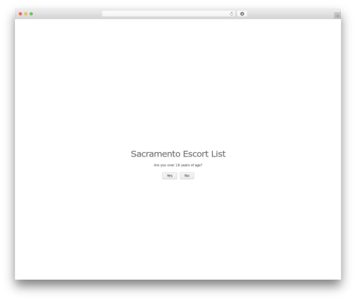 DirectoryPress premium WordPress theme - sacramentoescortlist.com