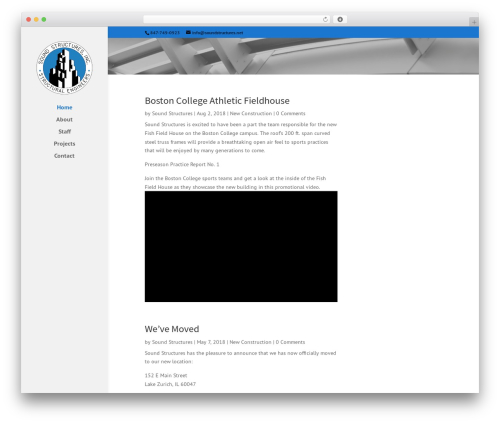 Flatfolio WordPress plugin - soundstructures.net