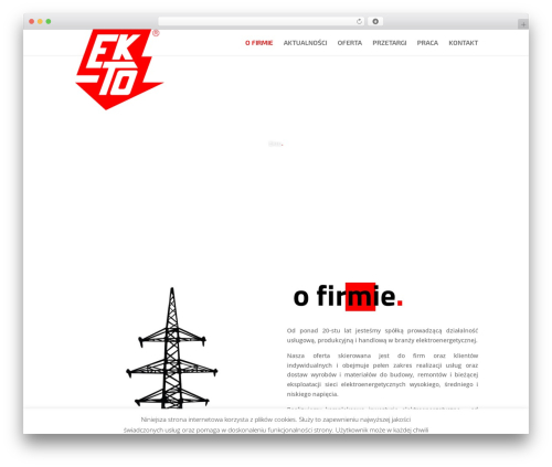 Divi WordPress theme - ekto.com.pl