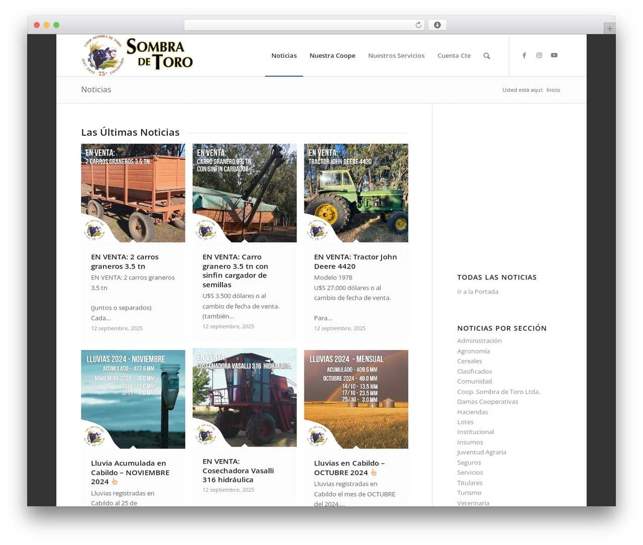 Enfold top WordPress theme - sombradetoro.com.ar