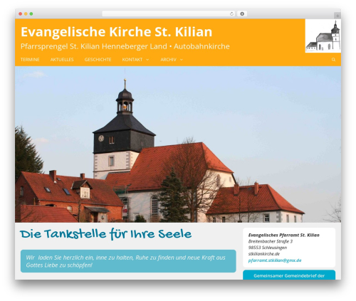 GeneratePress theme WordPress - stkiliankirche.de