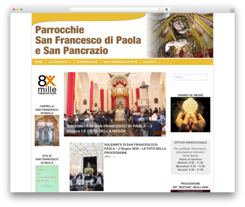 Menubar templates WordPress plugin - sanfrancescodipaolalamezia.it