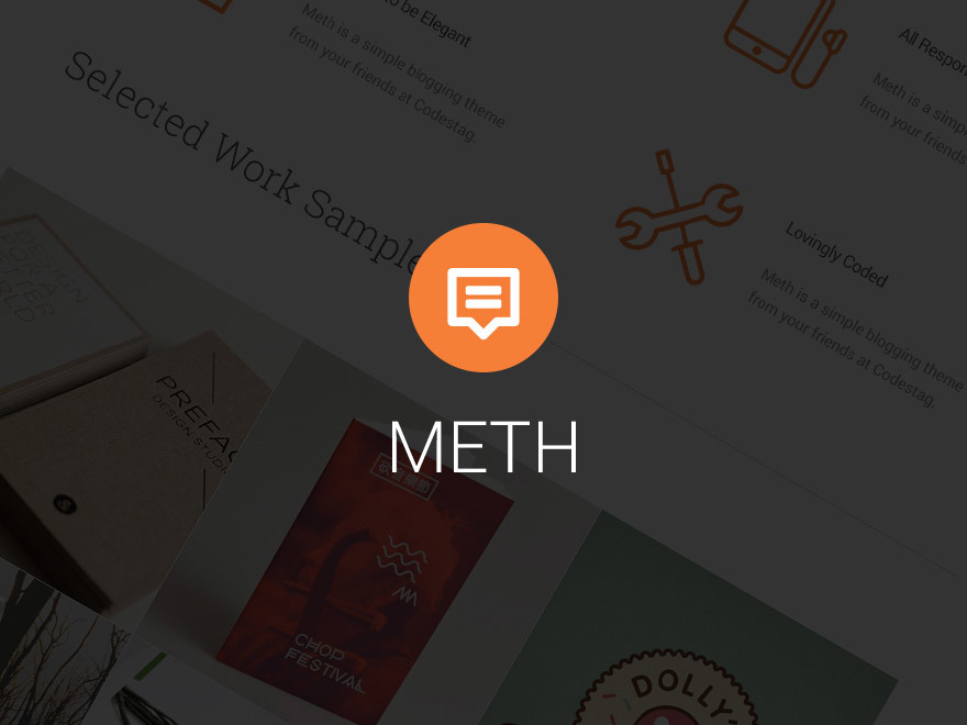 Meth personal WordPress theme by Codestag