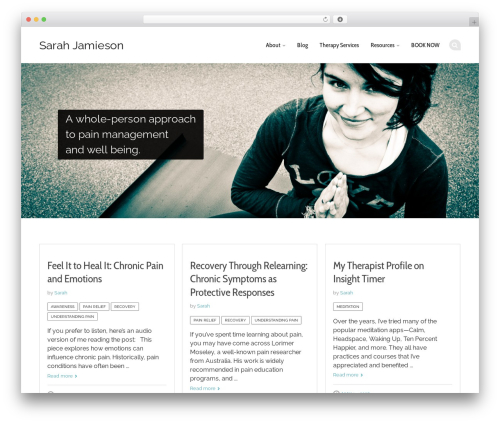Nayma theme WordPress - sarahjamieson.ca