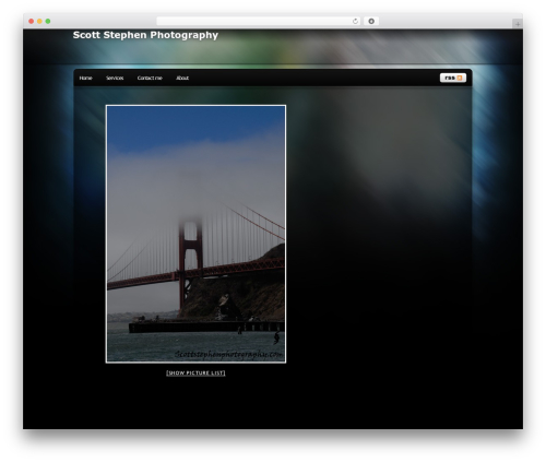 Pixel WordPress gallery theme - scottstephenphotography.com