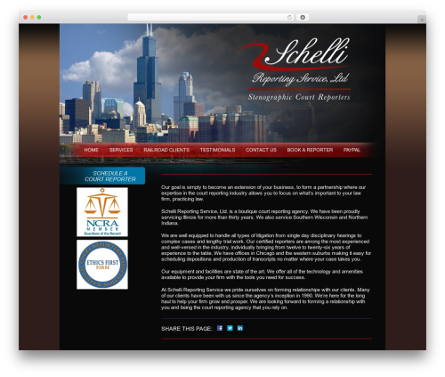 Schelli Reporting Service WP theme - schellireporting.com