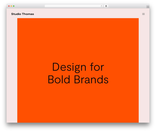 Studio Thomas top WordPress theme - studiothomas.co.uk