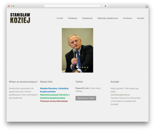 Theme WordPress Meth - koziej.pl