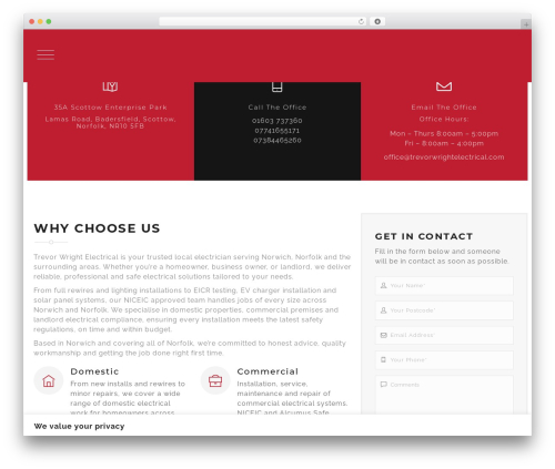 Theme WordPress Fixology - trevorwrightelectrical.com
