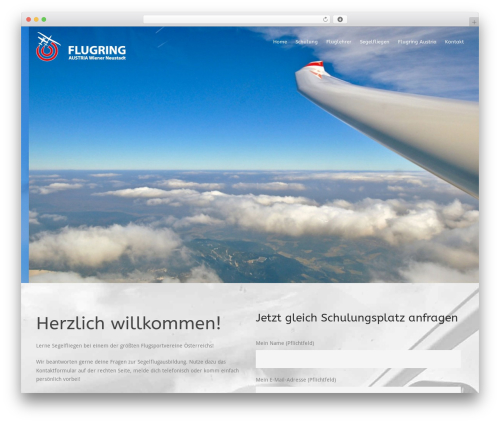 Theme WordPress Versatile - segelfliegerschein.at