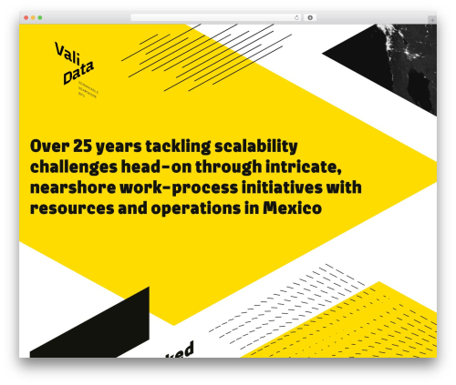 Validata theme WordPress - validatabpo.com