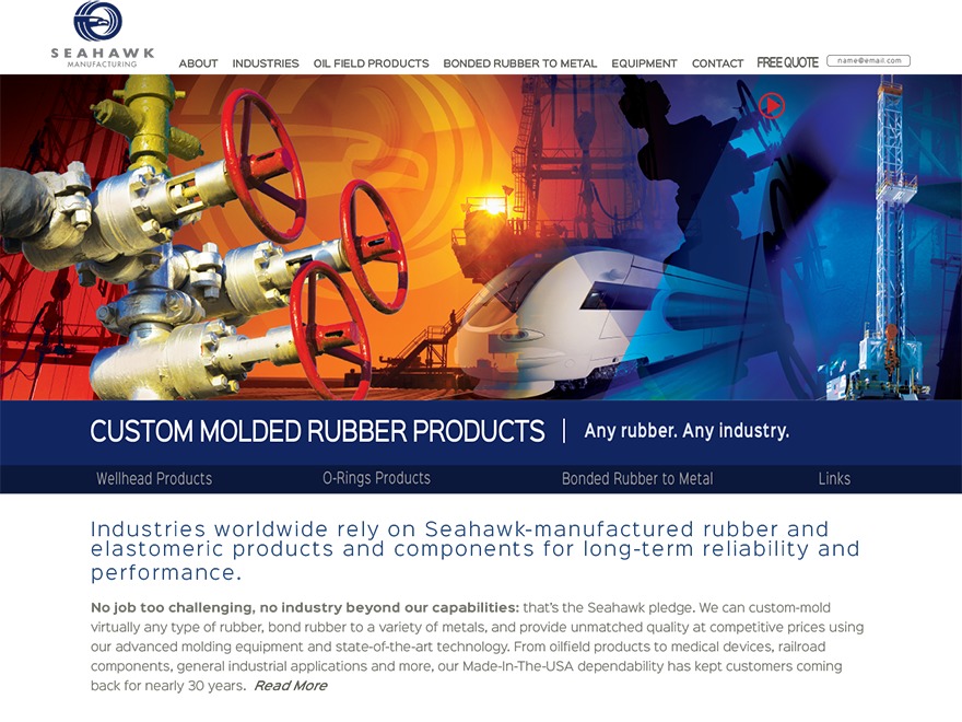 WordPress theme Seahawk MFG WordPress theme Seahawk MFG