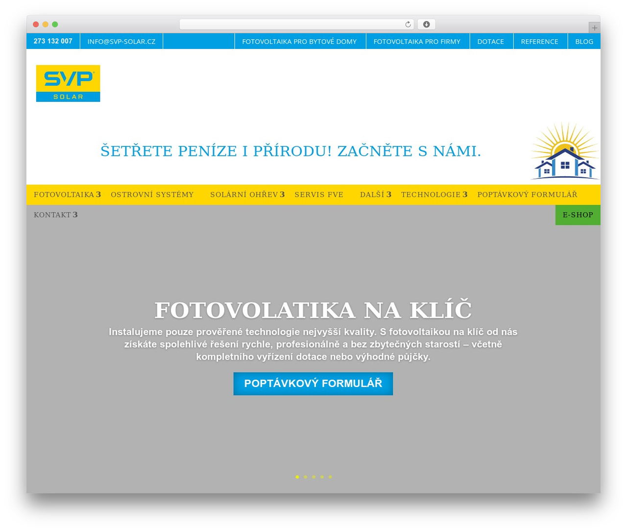 WordPress theme Divi - svp-solar.cz