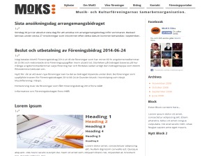 WordPress theme Moks WordPress theme Moks
