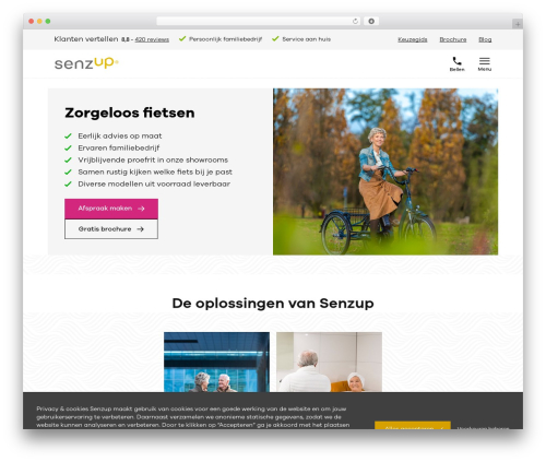 WordPress theme Senzup - senzup.nl