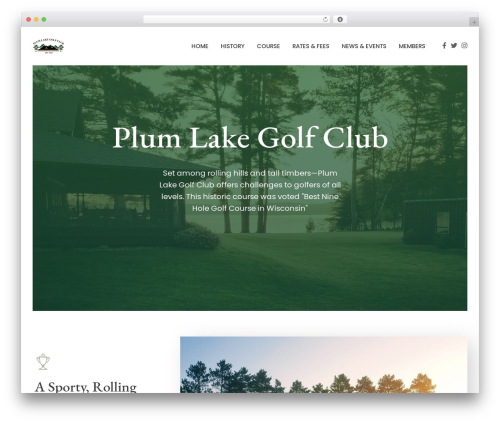 Th widget pack WordPress plugin - plumlakegolf.com