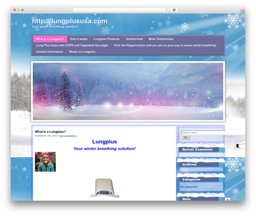 WordPress theme Winter - lungplususa.com WordPress theme Winter - lungplususa.com