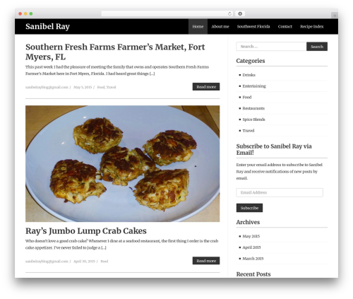 WordPress website theme Cleanead - sanibelray.com WordPress website theme Cleanead - sanibelray.com