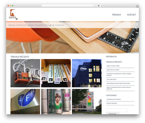 WP theme SAMA - sama.be