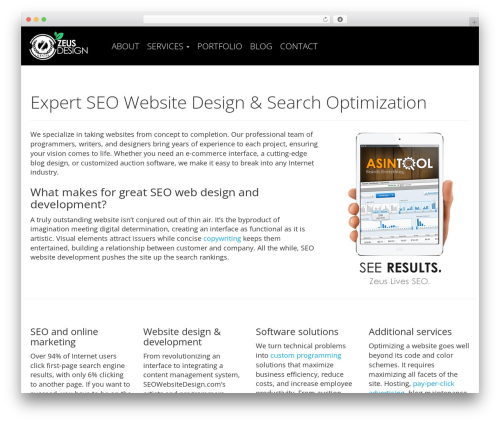 ZS Theme theme WordPress - seowebsitedesign.com