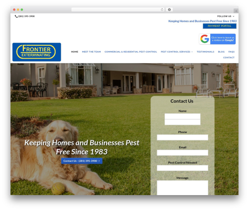 Beacon Theme theme WordPress - frontierexterminating.com