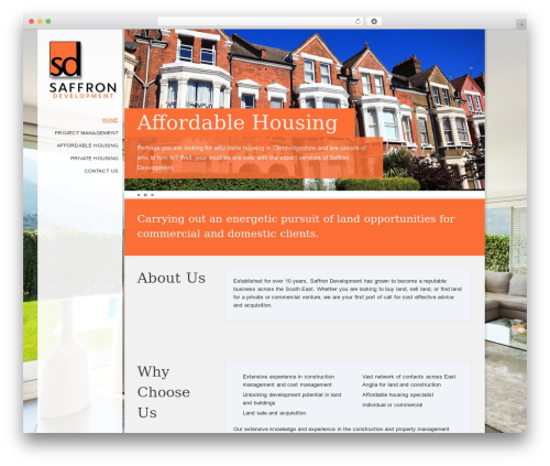 Best WordPress theme Myriad - saffrondevelopment.co.uk